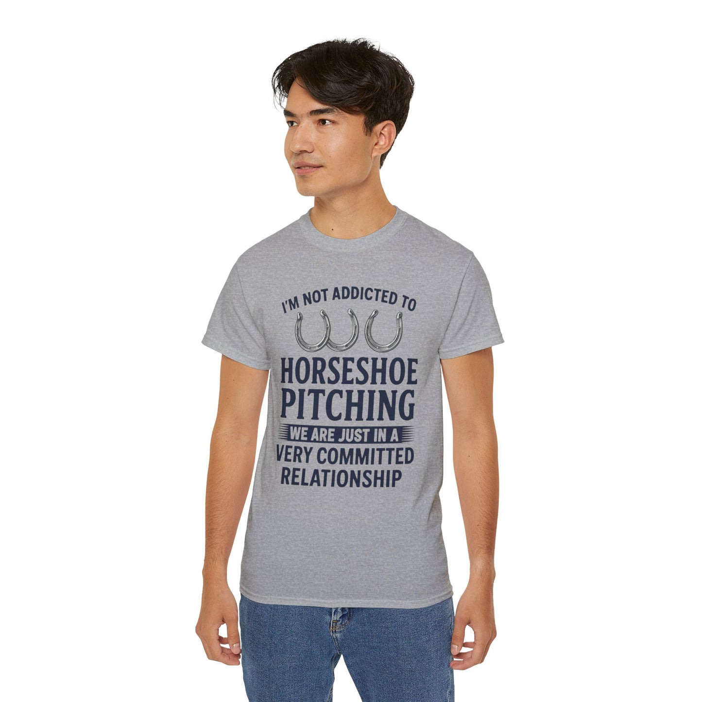 Not Addicted, Committed Horseshoe Tee