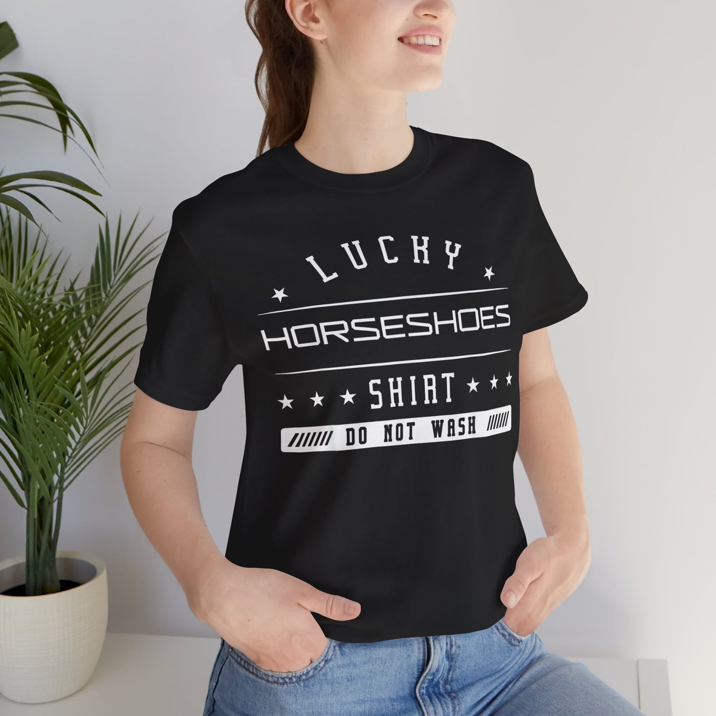 Lucky Horseshoe T-Shirts – Funny Horseshoe Pitching Apparel