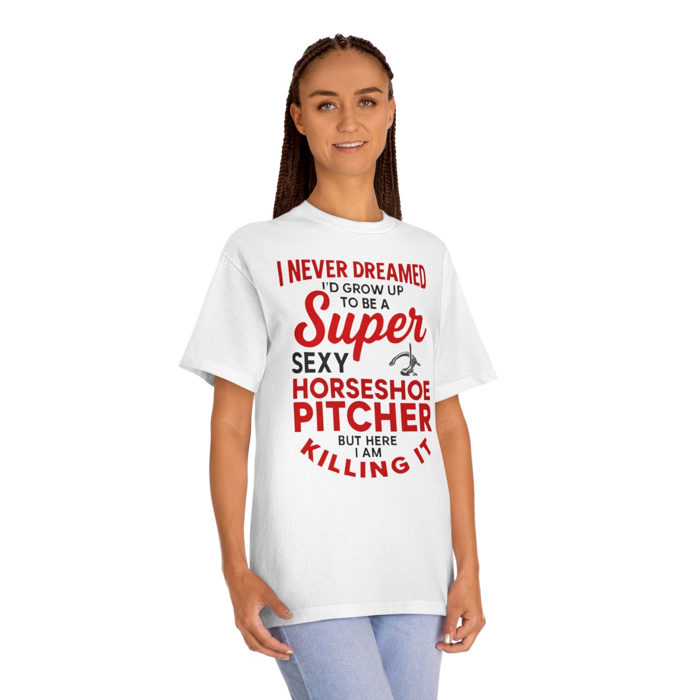 I Never Dreamed I'd Be a Super Sexy Horseshoe Pitcher