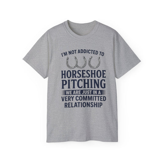 Not Addicted, Committed Horseshoe Tee